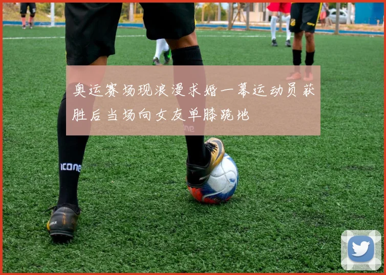 奥运赛场现浪漫求婚一幕运动员获胜后当场向女友单膝跪地